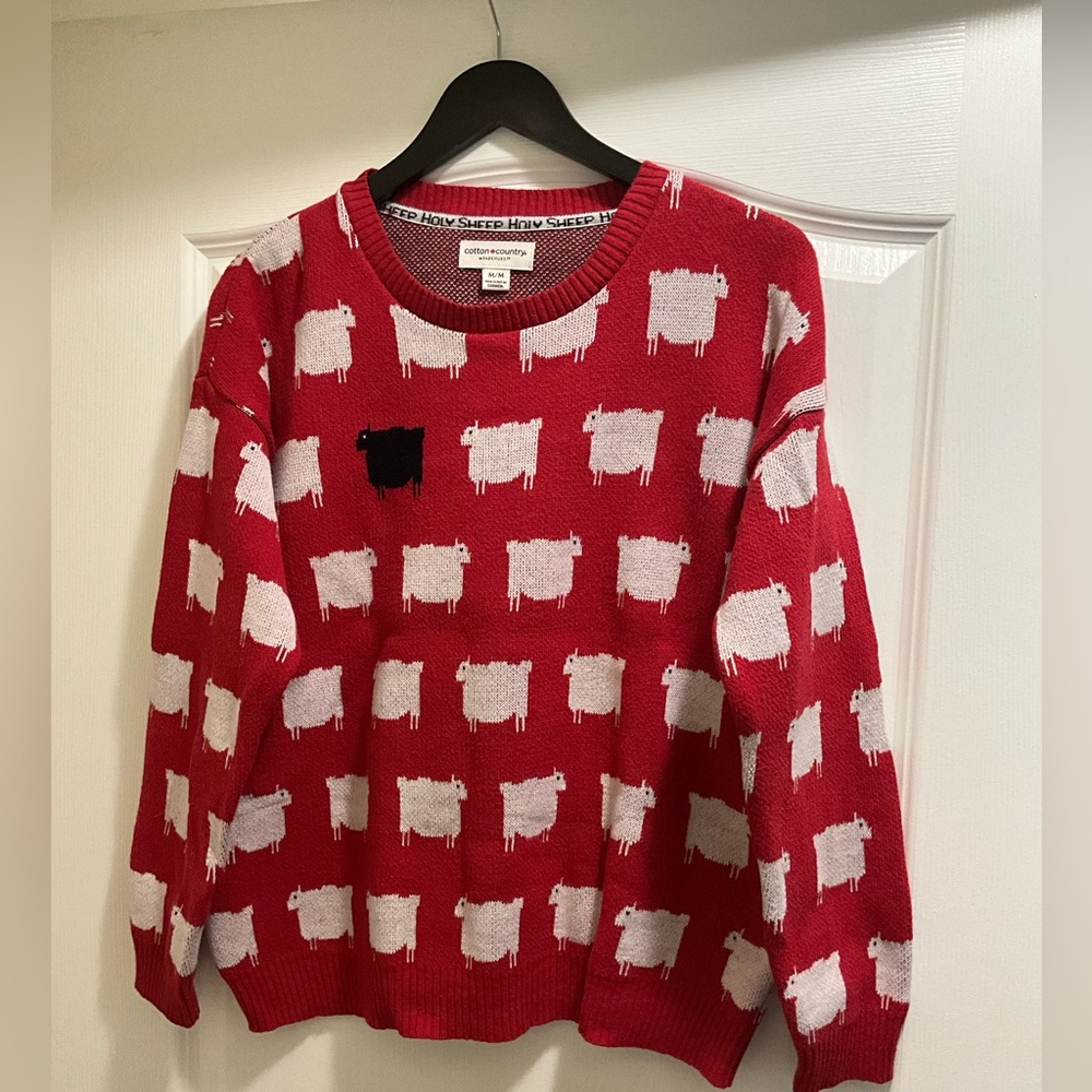 Parkhurst Cotton Country Holy Sheep Sweater/Princess Diana Black Sheep Sweater